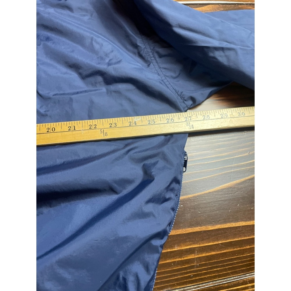 Totes Jacket, Men's Size Large, Blue, Pullover, Windbreaker, V-neck, Long Sleeve - Picture 4 of 7